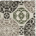 thumbnail image 6 of SAFAVIEH Wyndham Louise Medallion Wool Area Rug, Ivory/Brown, 5' x 8', 6 of 7
