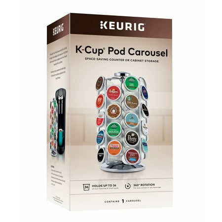 Keurig - K-Cup Pod Carousel - 36ct Capacity - Chrome