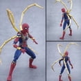 thumbnail image 5 of Figuras de acción de los vengadores Infinity War, juguetes de modelos coleccionables de 15CM, Iron, Spiderman, cambio de cabeza, 5 of 5