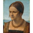 thumbnail image 3 of Albrecht Dürer 15x18 Black Modern Framed Museum Art Print Titled - Portrait of a Young Venetian Woman (1506), 3 of 5