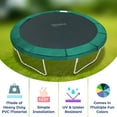 thumbnail image 4 of Upper Bounce Trampoline Super Spring Cover - Safety Pad, Fits 13 FT Round Trampoline Frame - Green, 4 of 5
