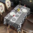 thumbnail image 2 of Rectangle Waterproof Tablecloth 60×102 Inch, Bohemia Style Reusable Indoor/Outdoor Durable Table Cover for Party Kitchen Dinner Room Decor, 2 of 6