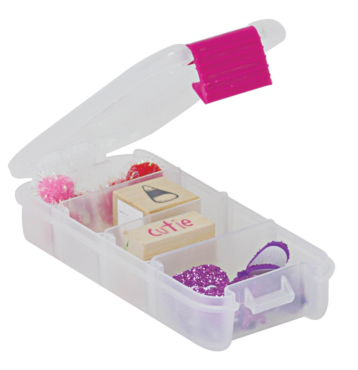 Creative Options 1309-82 Pro-Latch Mini Sideways Utility Organizer with 1 to 4 Adjustable Compartments