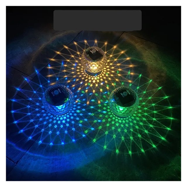 Led Solar Floating Lamps Swimming Pool Ball Solar Panel Powered Pond Drift Waterproof Glow Show