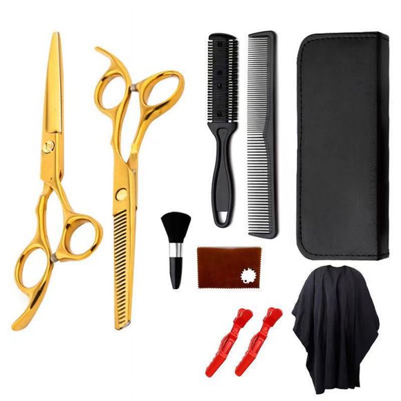Barber Hair Scissors Thinning Scissors Barber Scissors Hair Cutting Set_Special Gift 944