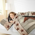 thumbnail image 4 of Manfei Rustic Texas Stars Bedding Comforter Set,Country Farmhouse Lodge Twin Comforter Sets,Old Wooden Board Bedding Set For Boys Kids,Ultra Soft Home Decor Reversible,2 Pieces, 4 of 8