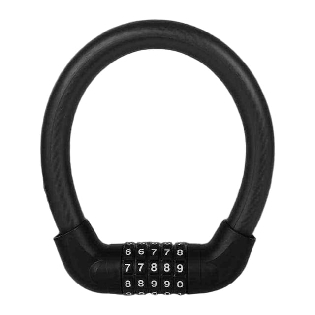 AWHAO Bike Lock 5 Digit Combination Equipment High Performance Versatile Keyless Heavy Black