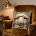 thumbnail image 6 of Euaioeiu Cute Animal Pillow Cover Llama Fox Squirrel Embroidery Style Decorative Throw Cushion Cover Soft Accent Pillow for Living Room Sofa Bedroom Decor, 6 of 6