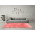 thumbnail image 3 of Ahgly Company Machine Washable Indoor Rectangle Abstract Red Modern Area Rugs, 5' x 7', 3 of 4