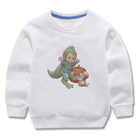 

Odeerbi Clearance Baby Boys Girls Coats Sweatshirt Children Cosplay Top Printed Long Sleeve