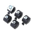 thumbnail image 4 of 4 Pcs Roue de Chaise 30mm Roulettes Pivotantes Frein Remplacement Matériel Chariot Silencieux Protection Frein, Facile à Utiliser, 4 of 6