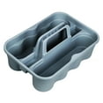 thumbnail image 3 of Cesta para herramientas de limpieza, organizador de suministros de limpieza, cesta de ducha, cubo portátil, caja de almacenamiento para de casa. Azul, 3 of 8