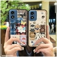 thumbnail image 5 of HBH-Phone Case For MOTO G Play 2024/4G/5G, Anti-knock Cartoon Fashion Design Graffiti TPU Cute Protective Durable Dirt-resistant Waterproof Full wrap Silicone Soft case Anti-dust, 5 of 9