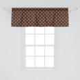 thumbnail image 2 of Ambesonne Fleur De Lis Window Valance, Orange Heraldic, 54" X 18", Indigo Orange, 2 of 3