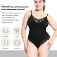 thumbnail image 7 of Eternatastic Women's Shapewear Bodysuit Tummy Control Body Shaper Lace Trimmed Sculpting Snatched Waist Body Suit, 7 of 7