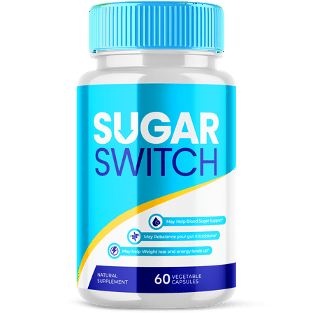 Sugar Switch Boosts Energy and Supports Weight Loss & Blood Health 60 Capsules