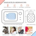 thumbnail image 5 of NANAHuang Small Hot Water Bottle Bag for Hot & Cold Compress with Cover,Microwave Heating Soft Environment-Friendly Silicone for Babies Kids,Mini Hot Wate Bottle for Travel, 5 of 7