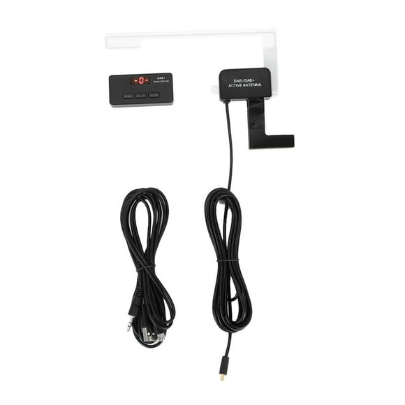 FYBTO Universal Portable Car DAB Digital Audio Broadcasting Tuner Radio Receiver FM Transmitter-090702