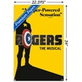 thumbnail image 3 of Marvel Hawkeye - Rogers The Musical Playbill Wall Poster with Pushpins, 22.375" x 34", 3 of 3