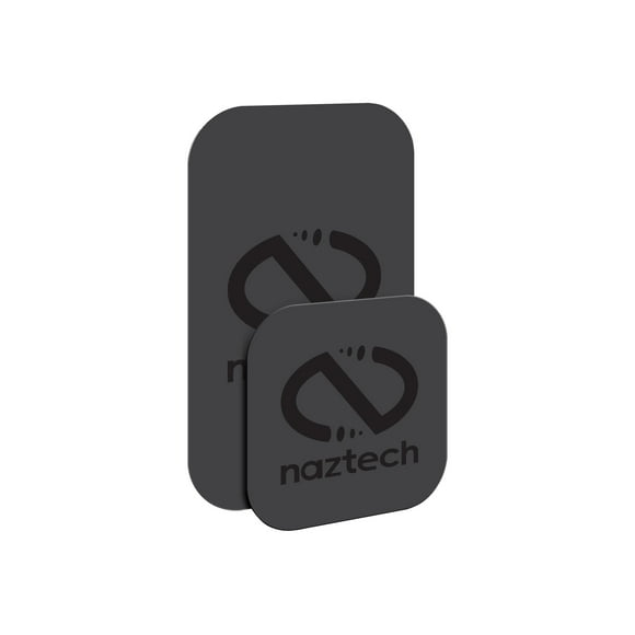 Naztech MagBuddy Plates - kit de Plaque de Montage pour Téléphone Portable, Tablette, Support de Voiture