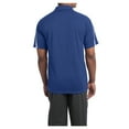 thumbnail image 2 of Mens PosiCharge Micro-Mesh Colorblock Polyester Polo True Royal/ White 2X-Large, 2 of 8