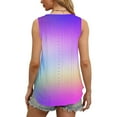 thumbnail image 6 of STETMN Womens Summer Tank Tops Basic Gradient V Neck Tanks Trendy Causal Cute Loose Fit T Shirts, 6 of 7