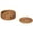 Honey Brown, variant on Kouboo Loma Round Rattan Coasters with Holder, Set of 4 Coaster, Cup Base Plates & Dishes Insulated Hot Pads Pot Living & Dining Room, Kitchen, Honey Brown