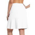 thumbnail image 1 of BALEAF Women's Knee Lengh Skorts Skirts Casual Athletic Long Golf Skorts Sports with Pockets White S, 1 of 7
