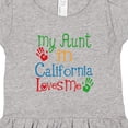 thumbnail image 4 of Inktastic My Aunt in California Loves Me Girls Toddler Dress, 4 of 5
