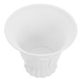 thumbnail image 3 of White PP Traditional Pedestal Planter for Planting with Vintage Roman Design and Classical Style 14.2 Inches Tall, 3 of 9