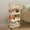 Yellow-YE, variant on Rolling Cart, Utility Cart, 4-Tier Storage Cart with Armrests, Plastic Shelves, Casters for Kitchen, Bathroom, Living Room Organization
