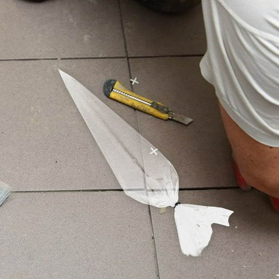 WHAMVOX Cement Sealer Bags 50Pcs 15.4X8.3X0.004In For Tile Installation Diy Enthusiasts