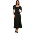 thumbnail image 5 of Sakkas Bridget Renaissance Dress - Black - S/M, 5 of 5