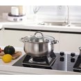 thumbnail image 4 of W Unlimited HC12PCSET 12 Piece Stainless Steel Cookware Set with Tempered Glass Lids, 4 of 4