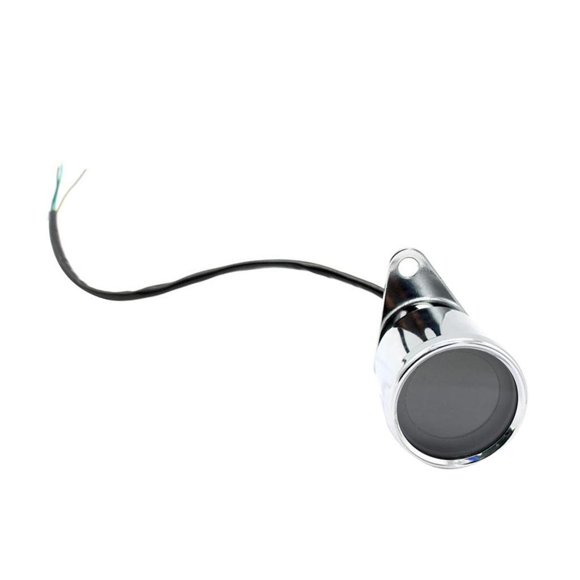 Tacómetro Sidaley 12V Velocímetro Odómetro Indicador de Nivel de Combustible Motocicleta Esfera Negra