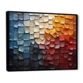 thumbnail image 2 of Designart "Forest Red Wood composition III" Modern Floater Framed Wall Decor, 2 of 7