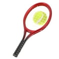 thumbnail image 3 of Shisuyan 1 Set Mini House Tennis Racket and Tennis Model Mini Ornament Photo Prop, 3 of 8