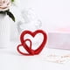 thumbnail image 2 of Corazón Cerámica Escultura San Valentín Heart Crafts Heart Figurines Carnal Adorno, 2 of 6