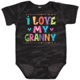 thumbnail image 3 of Inktastic I Love My Granny Cute Granddaughter Gift Girls Baby Bodysuit, 3 of 5
