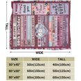 thumbnail image 3 of 60th Birthday Gifts Ideas 60 Years Old Blanket Throw Blankets Throws for Wife Her Mom Friends Coworker Boss 1962 Turning 60 Birthday Gifts 50X60 Inch, 3 of 6