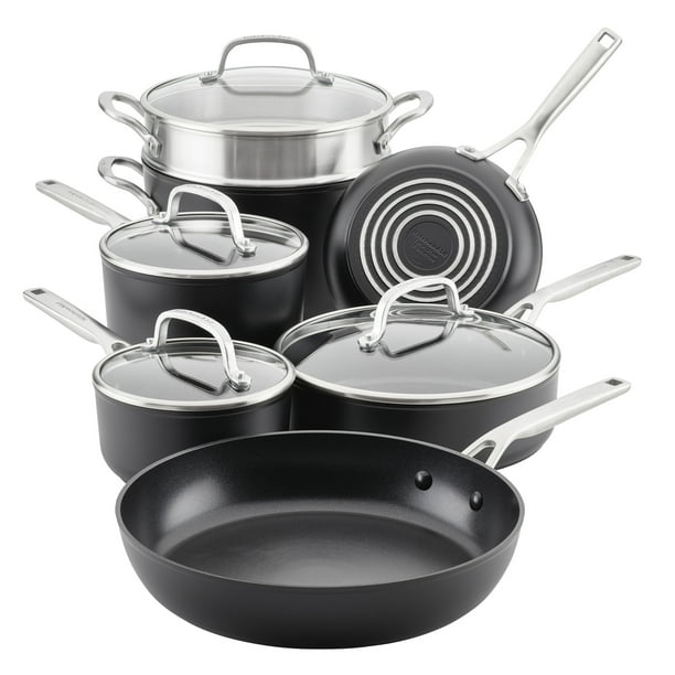 pots and pans set for induction hob