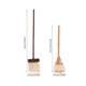 thumbnail image 2 of Wooden Dollhouse Model Gardening Tools for Decor 2Pcs Miniature Rake Mop, 2 of 5