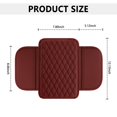 thumbnail image 6 of Upgraded Car Center Console Cover,Microfiber Leather Car Armrest Cover Cushion with 2 Storage Bags,Universal Car Armrest Storage Box Car Interior Accessories for Most Vehicles (Red), 6 of 7