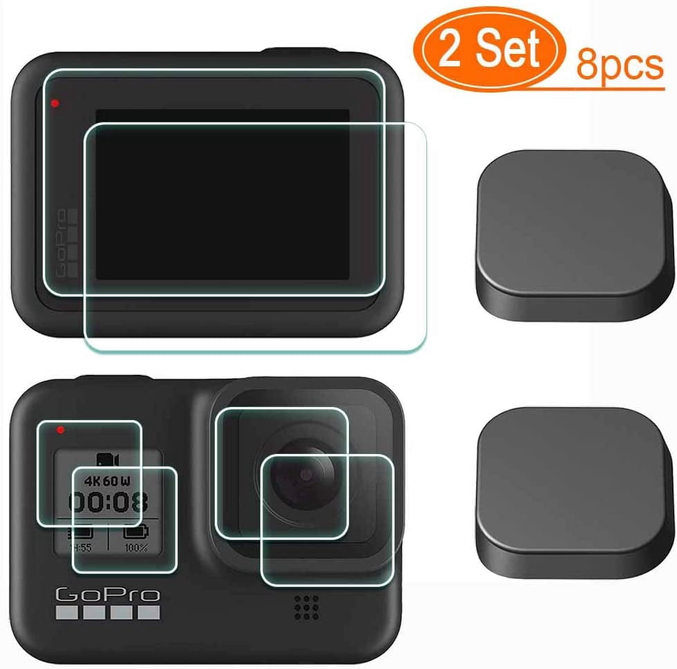 Protecteur écran Verre Trempé 9H – Pour Insta360 Ace Pro 2 – Lot De 4 (2 LCD + 2 Avant) – 0,3 Mm, Anti-rayures, Anti-bulles