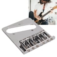 thumbnail image 3 of Puente De Guitarra Eléctrica, Puente De 6 Monturas De Alta Dureza, Metal Resistente Al Desgaste De Tamaño Estándar Con Tornillos Y Llave Para Instrumentos De Cuerda, 3 of 7