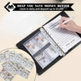thumbnail image 4 of 100 Envelopes Money Saving Challenge Money Saving Binder 100 Envelope Challenge Binder Savings Binder Envelope A5 Savings Challenge Book (Black), 4 of 11