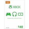 Microsoft K4w-00036 Xbox Gift Card $40