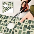 thumbnail image 6 of Yayeee Faucet Mat for Kitchen Sink 30" Diatomite Long Splash Guard Pad, Green Geometric, 2 Pack, 6 of 7