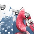 thumbnail image 3 of Flamingo American Flag Black Out Curtains 84 Inch Length for Bedroom Living Room Windows 2 Panels Set, 3 of 6