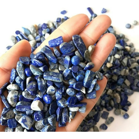 Giddyup! Buck's Lapis Lazuli Tumbled Chips Stone 1 Pound